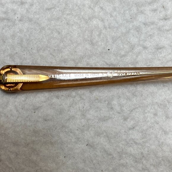 VINTAGE Versace Eyeglasses 1246-B Bronze Copper Golden 52-17-135 - Picture 6 of 13